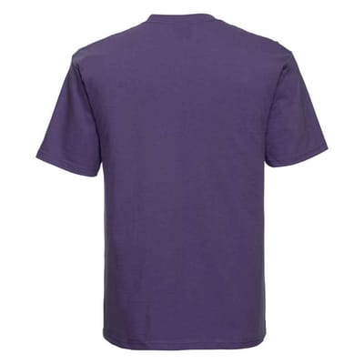 Russell Heren Ringspun Cotton Classic T-shirt (Paars)