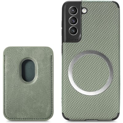 voor Portemonnee Kaarthouder Cover voor Samsung A3 A73 A33 A23 A13 A2S A72 A32 A12 A22 M33 M3 Draadloze Oplader Magnetische Hoes A33 5G