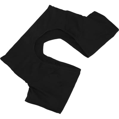 Onderarm Zweethemd Pad Shirt Mesh Sneldrogend Ademend Wasbaar Oksel Zweet Beschermer Beschermer M black