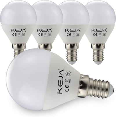 5x E14 LED Lampen 7W Warm Wit - 600 Lumen (Vervangt 60W Gloeilamp) - 2700K