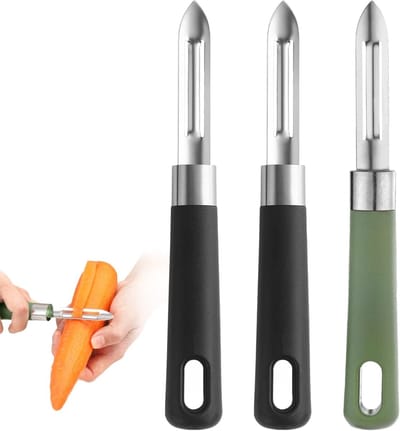 Hoge kwaliteit schilmesjes set van 3 - Perfect voor groenten, fruit en keukenaccessoires