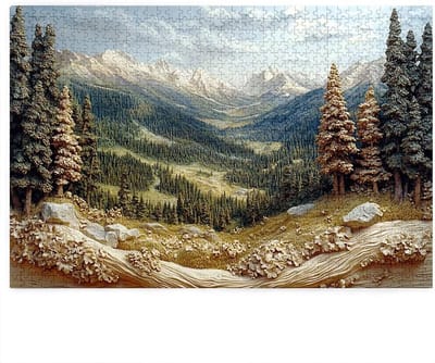 Houten Puzzel - Legpuzzel Volwassenen - Ontspannend Tijdverdrijf - Natuurlijk Materiaal - 142x88 cm - Meerkleurig