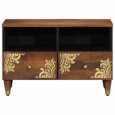 vidaXL - TV - Kast - Honing - bruin - 70 - x - 33 - x - 46 - cm - Massief - Mango - Hout