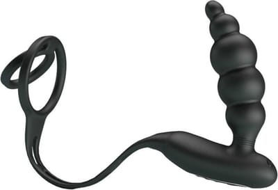 PRETTY BOTTOM | Pretty Love Bottom - Pennis Rings And Vibrating Plug