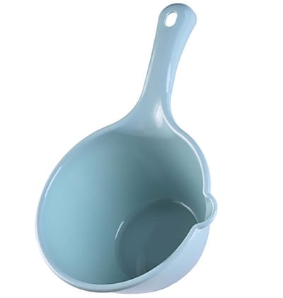Dailygoods- Opscheplepel Duurzaam Plastic - Water Opscheplepel - Badkamer/Keuken - Gemakkelijk Op te Hangen - Diep en Breed - Eenvoudig Schoon te Maken - Watertroffel