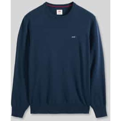 regular fit pullover van puur katoen