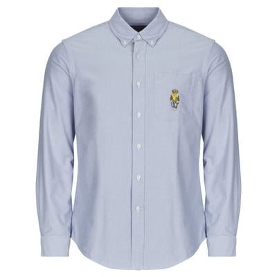 Overhemd Lange Mouw Polo Ralph Lauren CHEMISE COUPE DROITE EN OXFORD