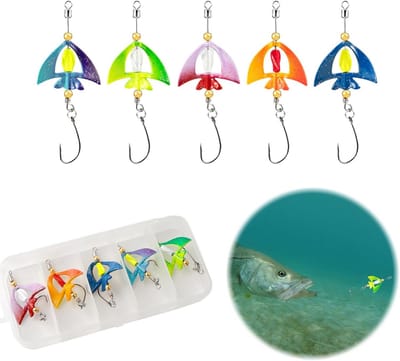 Set van Dubbele Lepels (Spoon Lures) - UV-Actief & Zelfoplichtend Kunstaas voor Forelvissen