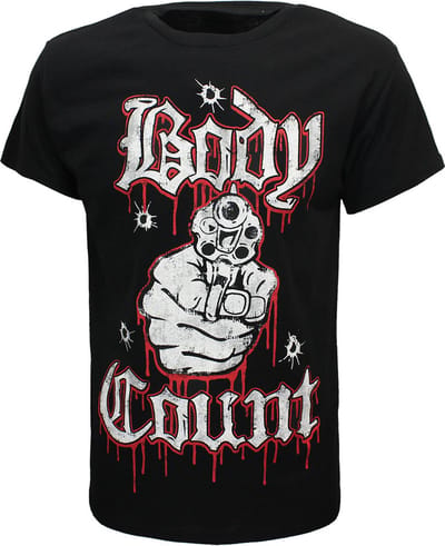 Body Count Talk Shit Get Shot T-Shirt - Officiële Merchandise - S