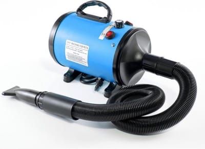 Bovista Hondenfohn - Hondenkam - Hondenborstel -Langhaar - Korthaar - Dog Brush - Haardroger Hond - Katten - Ontharing - Waterblazer - Blauw