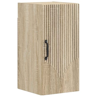 vidaXL - Badkamer - wandkast - HOORN - Sonoma - Eiken - 30 - x - 31 - x - 59 - cm