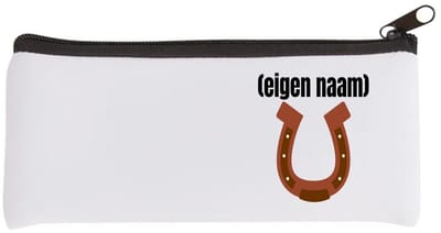 Akyol - paarden hoefijzer met eigen naam Etui - Paarden - paarden liefhebbers - iemand die houdt van paarden - verjaardag - cadeau - kado - 20 bij 9 cm