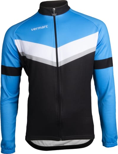 Fietsshirt Vermarc Puntino Esl Truien Lm Lr X20  S Zwart/Blauw