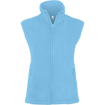 Kariban Bodywarmer van microfleece dames K906 - Tropical Blue - S