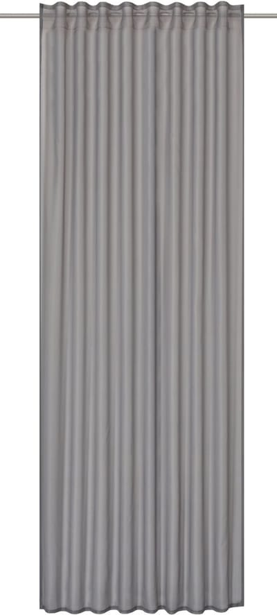 Elbersdrucke Gordijn met verborgen lussen Pure 255x140 cm grijs Uni