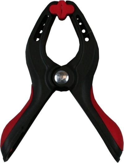 Benson Zeilklemmen/veerklemmen - 1x - kunststof - 10 cm - profi lijmklemmen met rubber heft