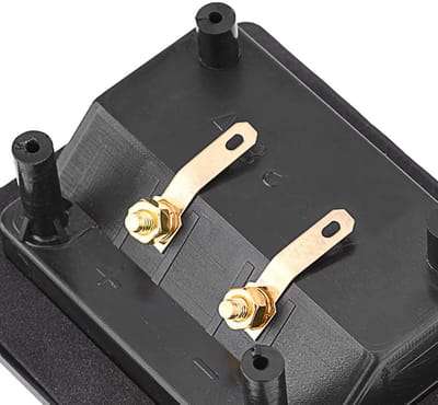 Dailygoody - HiFi Luidspreker Aansluitklemmen - Akoestische Componenten - Betrouwbare Kabelaansluitdoos - Compact Formaat - 2 Terminals - Ideaal voor