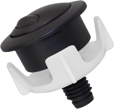 Toiletknop Vervanging - Spoelknop Onderdeel - Badkamer Reparatie - Dubbele Spoeling - 54 x 37 mm - Chroom