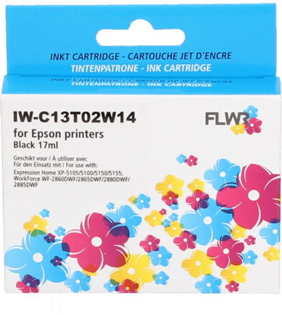 FLWR - Inktcartridge / 502XL / Zwart - Geschikt voor Epson