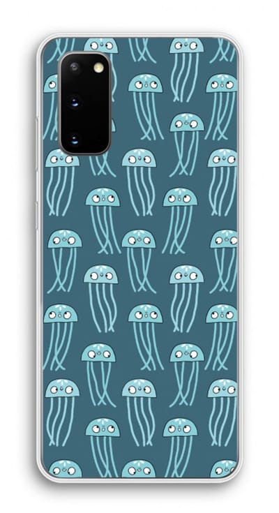 Case Company® - Hoesje geschikt voor Samsung Galaxy S20 hoesje - Kwallie - Soft Cover Telefoonhoesje - Bescherming aan alle Kanten en Schermrand