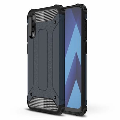 Hoesje Geschikt Voor Samsung Galaxy A50s/A30s Hybrid Armor Hoesje - Blauw