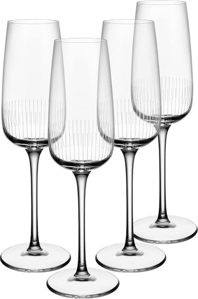Sekt- / Champagnergläser Afina 120 ml Set van 4