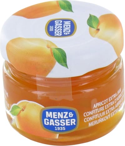 Menz & Gasser Prima Frutta Extra jam abrikoos 24 potjes x 28 gram