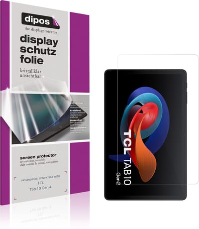 dipos – 2x Beschermfolie geschikt voor TCL Tab 10 Gen 4 | Krasbestendige & heldere Screenprotector Ultra-Thin