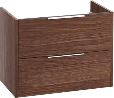 Saqu Lima wastafelonderkast excl. greep 80x45x60cm kast noten urban
