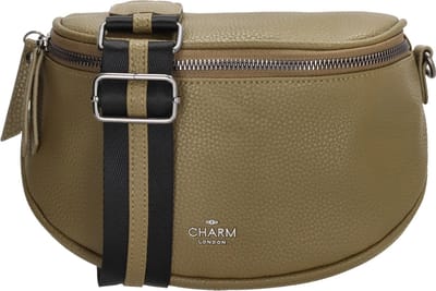 Charm London New York Heuptas - Crossbody Schoudertasje - Festival Tas - Fanny Pack - Olijfgroen