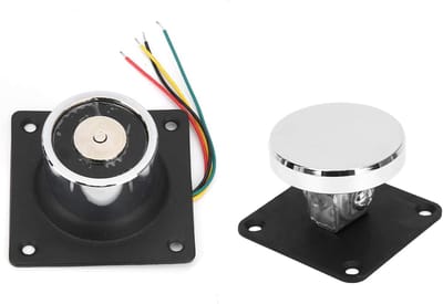 Krachtige Zuignap Deurstopper van Gietstaal voor Stille Wandmontage, Geschikt voor Houten en IJzeren Deuren, DC 12V-24V