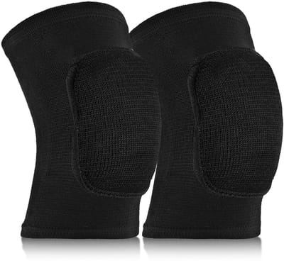 Dailygoods- Elleboogbeschermers met dikke sponspad - Zwarte Elleboogbeschermer - Ademend Materiaal - Ergonomisch Ontwerp - 1 Stuk - Comfortabel Draagcomfort