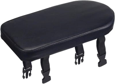 Fiets Achterzitkussen - Zadel voor Kinderen - Comfortabel Fietsen - Waterdicht PU-leer - 30x15x3.5 cm - Zwart