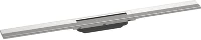 Hansgrohe RainDrain Flex - Douchegoot met rvs rooster 800, te plaatsen in de ruimte, inkortbaar, geborsteld rvs 56044800