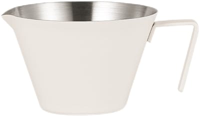 MHW-3BOMBER koffie maatbeker - schaalmarkeringen voor 30, 45 en 60ml - ergonomische handgreep - v-vormige schenktuit - RVS - 100ml
