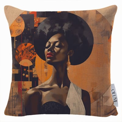 OLUMI Sierkussenhoes 45x45 cm – Linnen Look – Exclusief Binnenkussen – Decoratieve Kussenhoes – Woonkamer / Bank / Slaapkamer