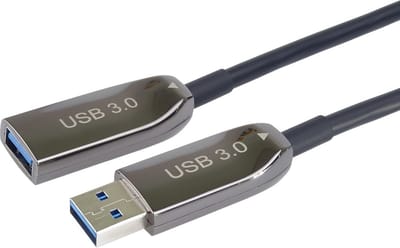 PremiumCord USB-kabel USB 3.2 Gen 1 (3.1 Gen 1) 10 m USB A Zwart