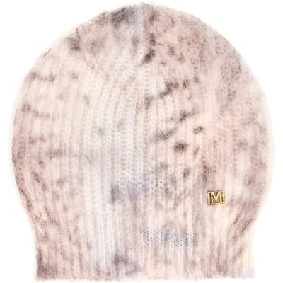 GUESS Abir Printed Beanie Snow Lynx Taglia: OS | Cappelli Outlet | Donna | Bianco