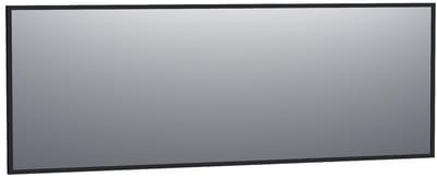Brauer Onyx Spiegel - 200 cm - Rechthoekig - Zwart Geborsteld Frame