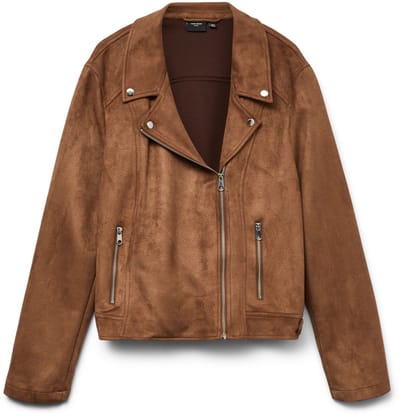 Vero Moda Curve Jas van imitatieleer VMCJOSE Jas