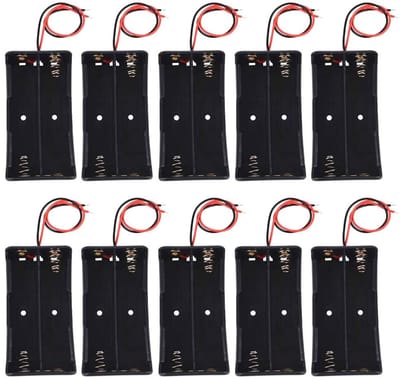 Dailygoody - 18650 batterijhouder - Batterijopslag - Kunststof - 10 stuks - Perfect voor elektronische projecten - Handig voor hobbyisten