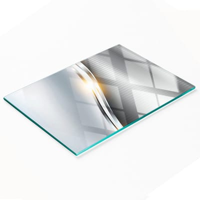 Decoratieve keukensnijplank met gehard glazen textuur, 80x52 cm