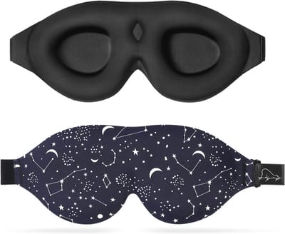 Slaapmasker met Voorgevormde Cups voor Dames en Heren - 100% Verduistering en Comfortabel Ontwerp