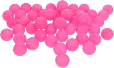 Tafeltennisballen Set - Balletjes voor Spel - Feestdecoratie Knutselen - Mat Oppervlak - 50 Stuks - Roze