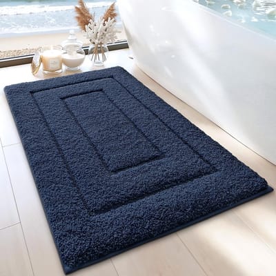 Dailygoods- Badmat Antislip 40 x 60 cm - Waterabsorberend - Machinewasbaar - Zacht - Badkamertapijt - Voor Douche en Bad