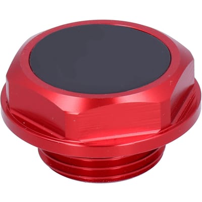 Motorolie dop Aluminiumlegering Geanodiseerd Olievuldop Vervanging Auto Auto Accessoire Red
