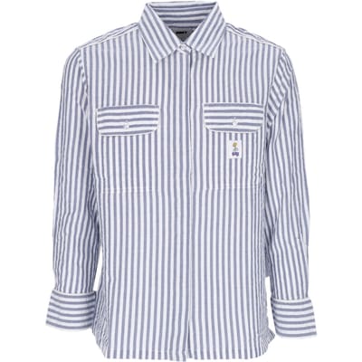 Elena Shirt Matching Sets Dames shirt met lange mouwen Lichtblauw Multi