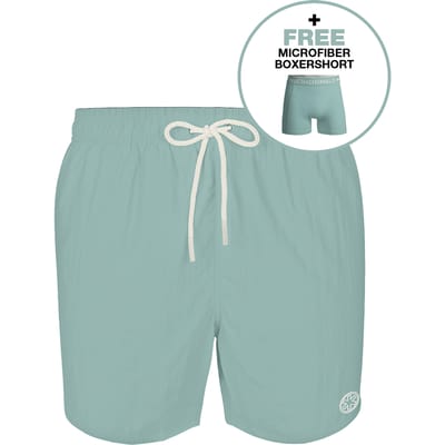 Muchachomalo Zwembroek Heren - 1 Pack + Boxershort - Blauw - Mannen Zwembroek