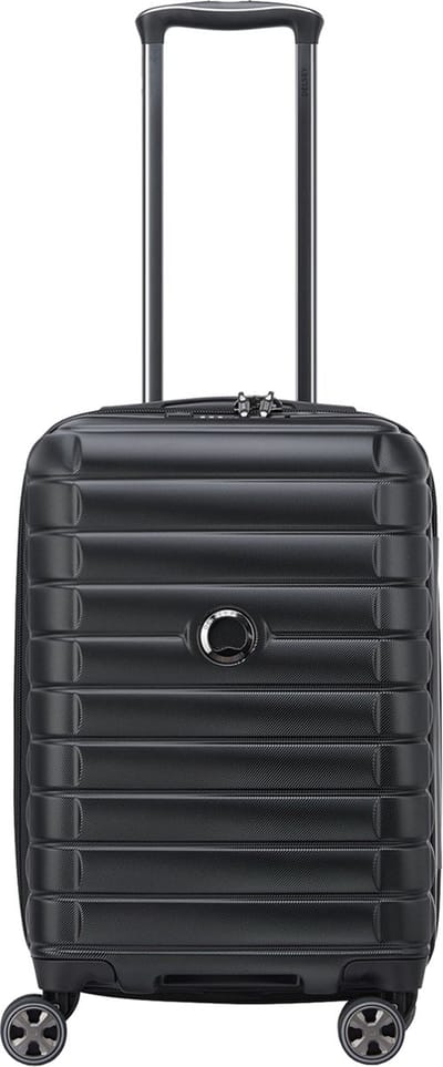 DELSEY PARIS Shadow 5.0 Expandable 4DR Cabin Trolley 55 Black Zwart 54cm