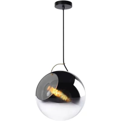 Lucide Hanglamp Jazzlynn - Fumé Glas - Diam. 30cm - E27 Fitting